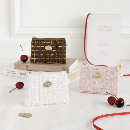 Piyo Tweed Card Pouch