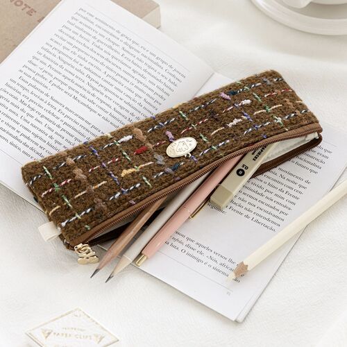 Piyo Tweed Pencil Pouch - Image 2