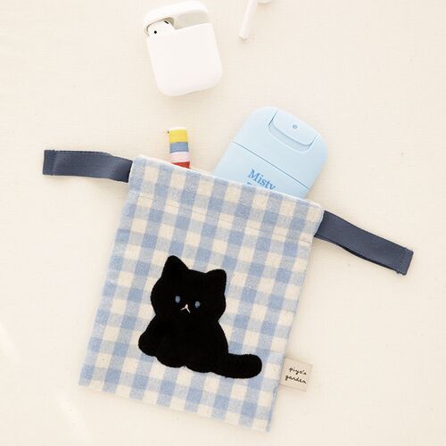 Piyo Drawstring Mini Pouch