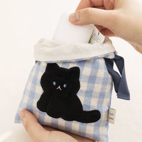 Piyo Drawstring Mini Pouch