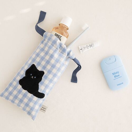 Piyo Drawstring Pencil Pouch