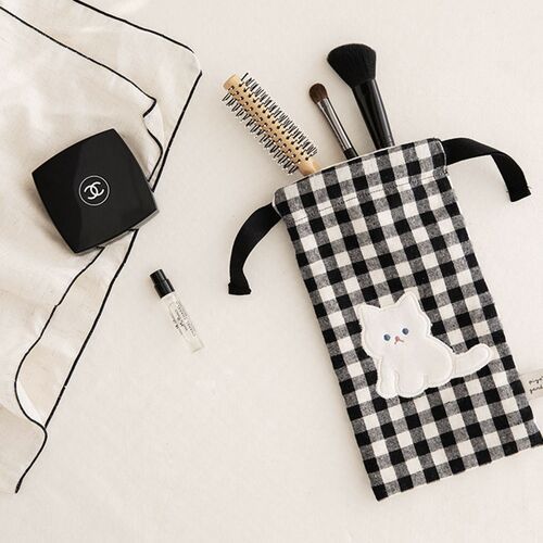 Piyo Drawstring Pencil Pouch