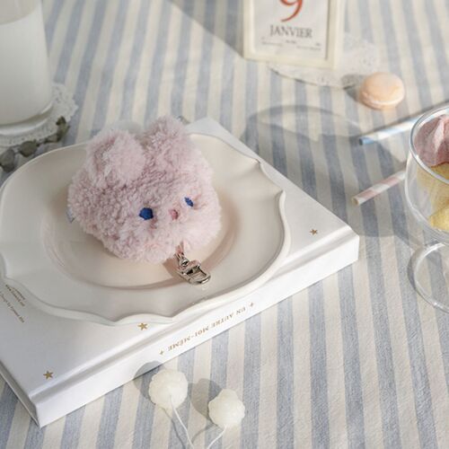 Piyo Bunny Fluffy Ball Chain
