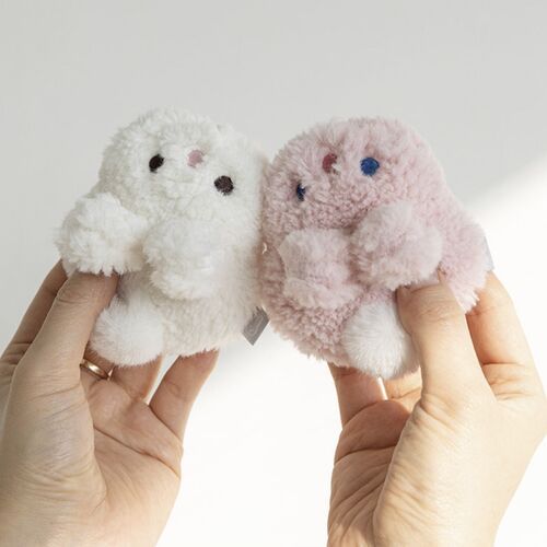 Piyo Bunny Fluffy Ball Chain