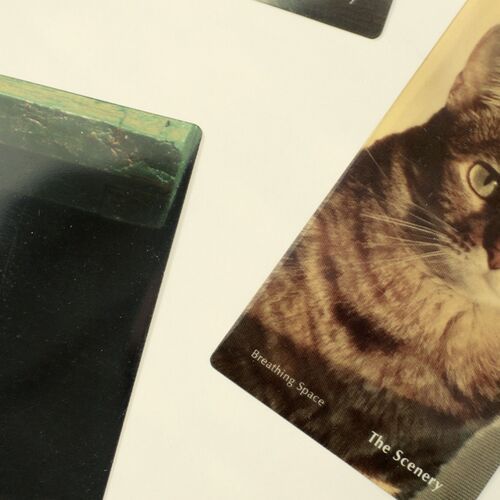 3pcs Scenery Translucent Bookmark Set