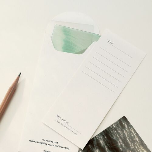 3pcs Scenery Translucent Bookmark Set