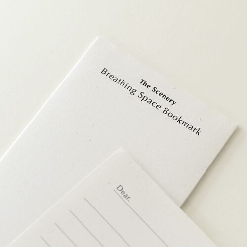 3pcs Scenery Translucent Bookmark Set
