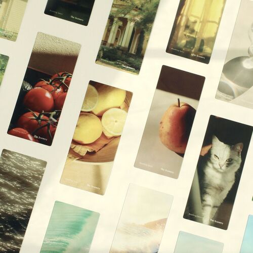 3pcs Scenery Translucent Bookmark Set