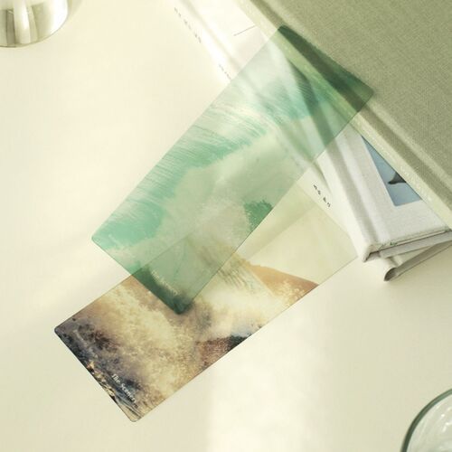 3pcs Scenery Translucent Bookmark Set