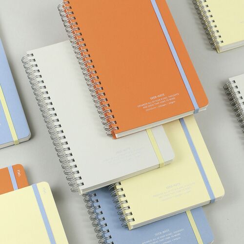 Large Eco Friendly Flat Plain Notebook