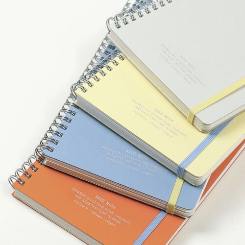 Large Eco Friendly Flat Plain Notebook