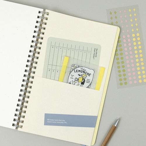 Large Eco Friendly Flat Plain Notebook