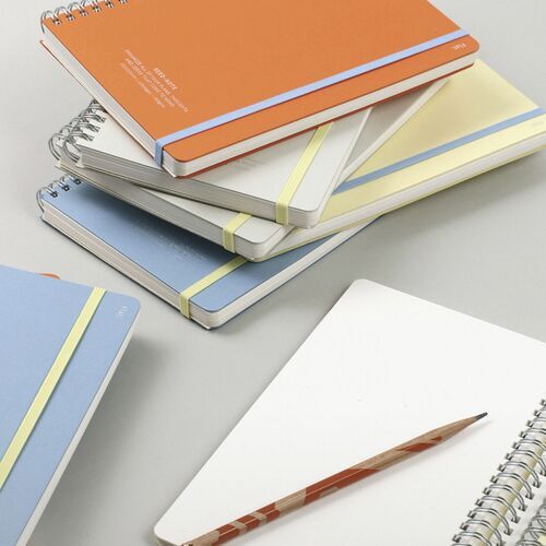 Large Eco Friendly Flat Plain Notebook