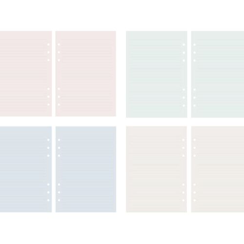 Pastel Bulk 6 Ring A5 Note Refill