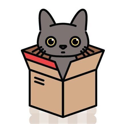 Cat in the Box (Brown)