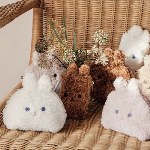Small Piyo Bunny Halfmoon Pouch