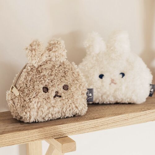 Small Piyo Bunny Halfmoon Pouch