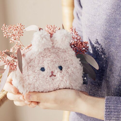 Small Piyo Bunny Halfmoon Pouch