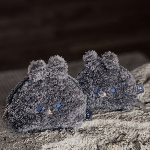 Small Piyo Bunny Halfmoon Pouch
