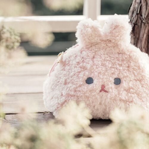 Small Piyo Bunny Halfmoon Pouch