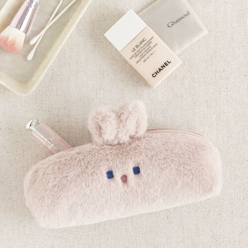Piyo Bunny Fur Pen Pouch