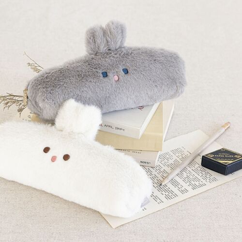 Piyo Bunny Fur Pen Pouch