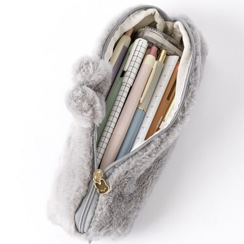 Piyo Bunny Fur Pen Pouch