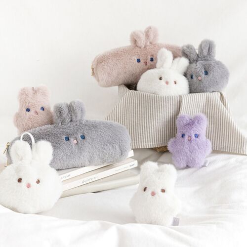 Piyo Bunny Fur Pen Pouch