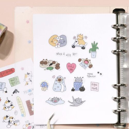Be On D Sticker Book 6 Ring A6 Wide Refill - Image 3