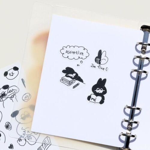 Be On D Sticker Book 6 Ring A6 Wide Refill - Image 13