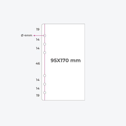 Fountain Friendly 6 Ring A6 Plain Note Refill - Image 13