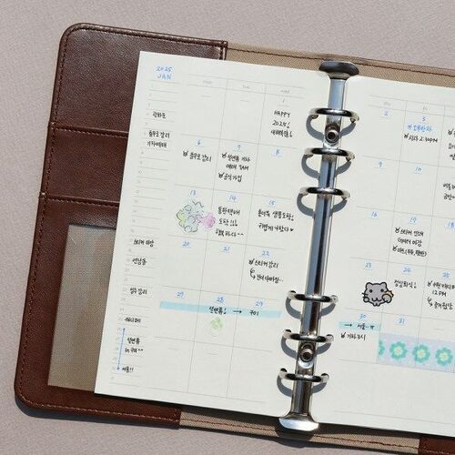 Satin Layer 6 Ring A6 Note Refill - Image 15