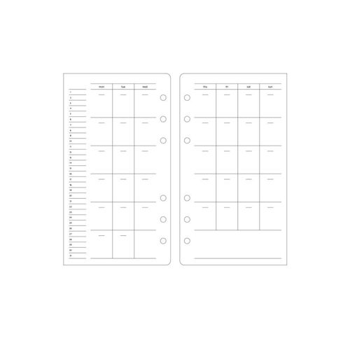 Satin Layer 6 Ring A6 Note Refill - Image 8