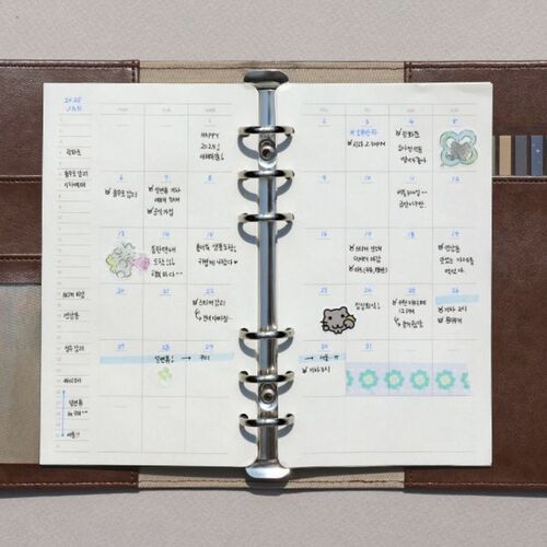 Satin Layer 6 Ring A6 Note Refill - Image 13