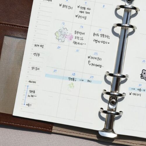 Satin Layer 6 Ring A6 Note Refill - Image 14