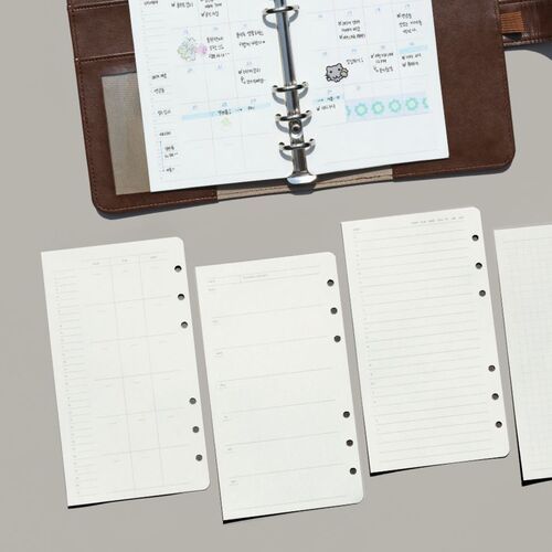 Satin Layer 6 Ring A6 Note Refill