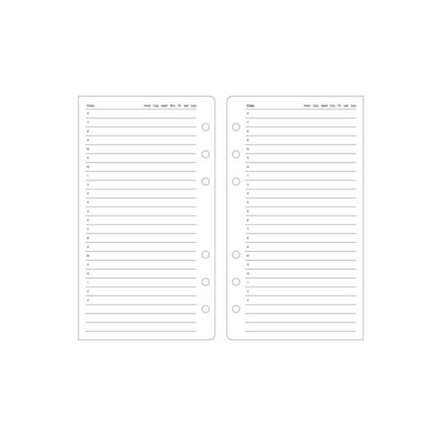 Satin Layer 6 Ring A6 Note Refill - Image 4