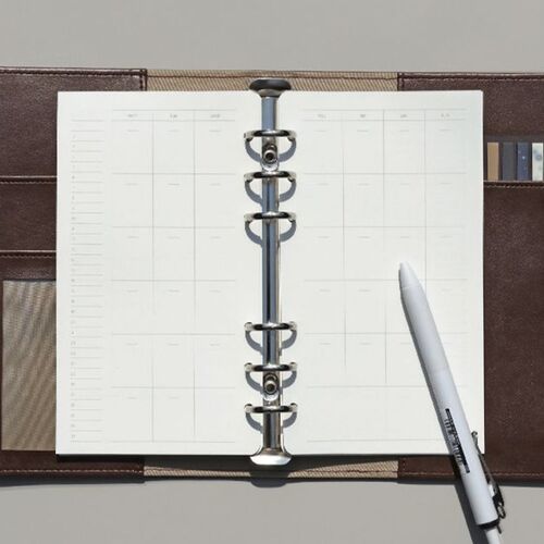 Satin Layer 6 Ring A6 Binder - Image 3