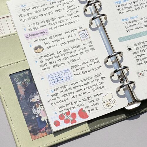 Satin Layer 6 Ring A6 Binder - Image 28