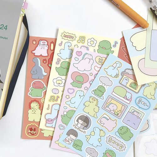 Dino Emotion Deco Sticker