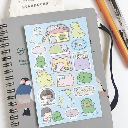 Dino Emotion Deco Sticker