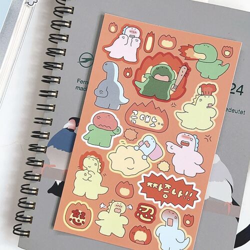 Dino Emotion Deco Sticker