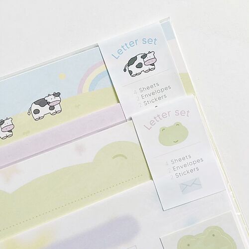 Cow & Frog Letter Set