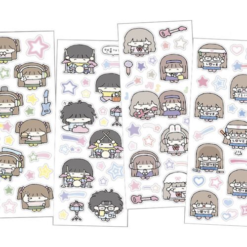 Girls Band Deco Sticker