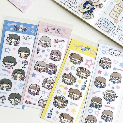 Girls Band Deco Sticker