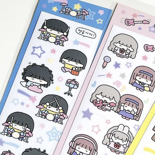 Girls Band Deco Sticker