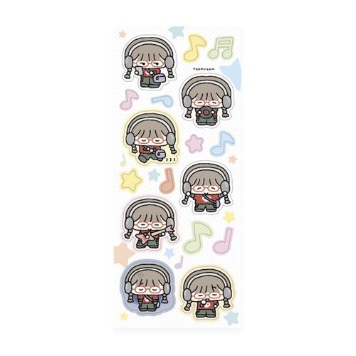 Otaku Girl Deco Sticker
