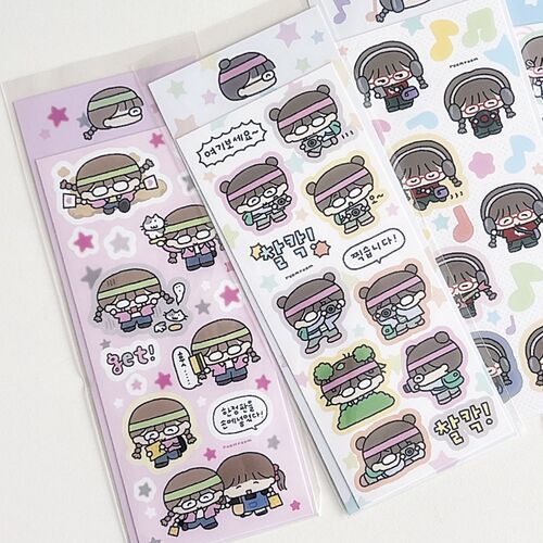 Otaku Girl Deco Sticker