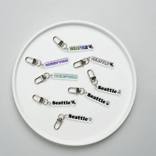 Seattle Acrylic Key Ring