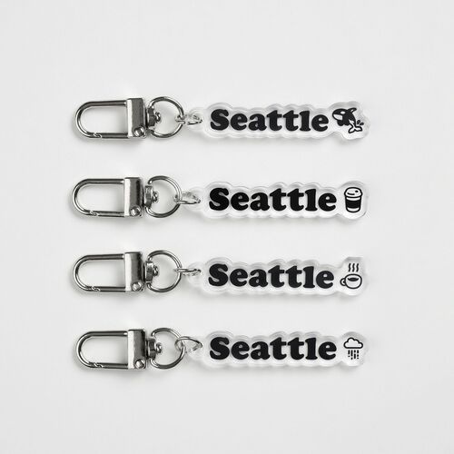 Seattle Acrylic Key Ring